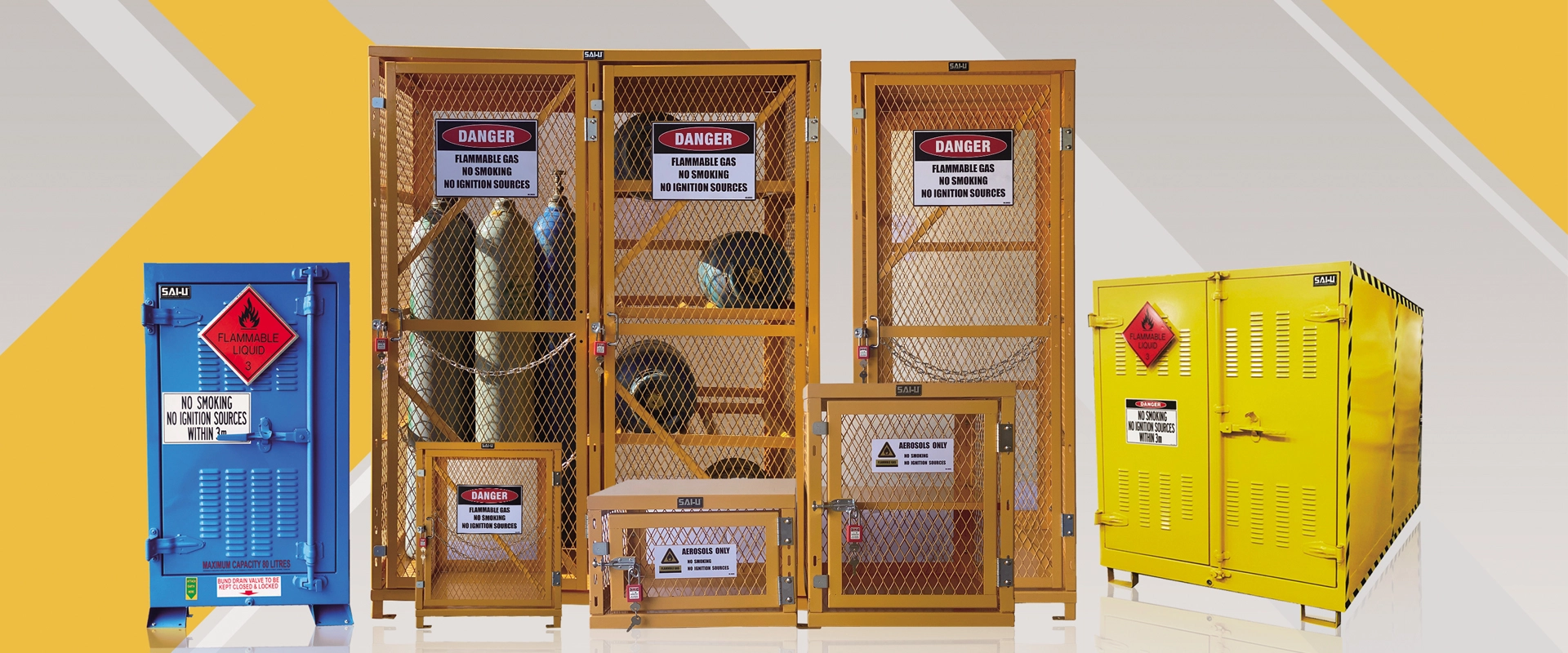 Gabbia di stoccaggio della bombola del Gas