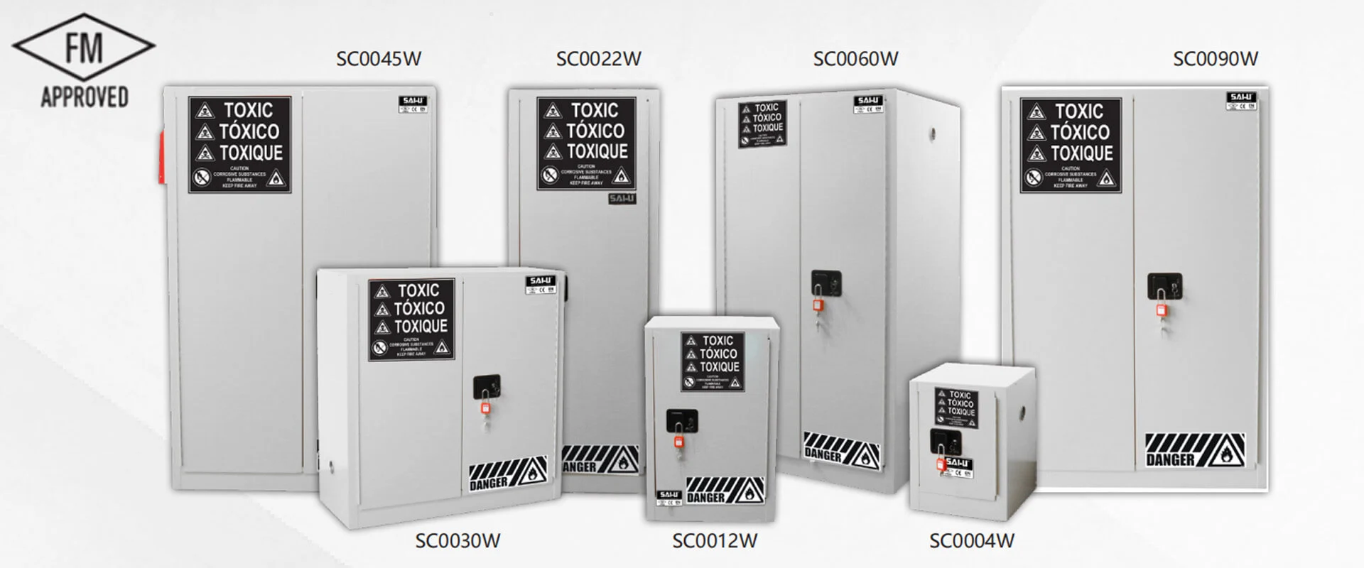 Armadio di stoccaggio tossico