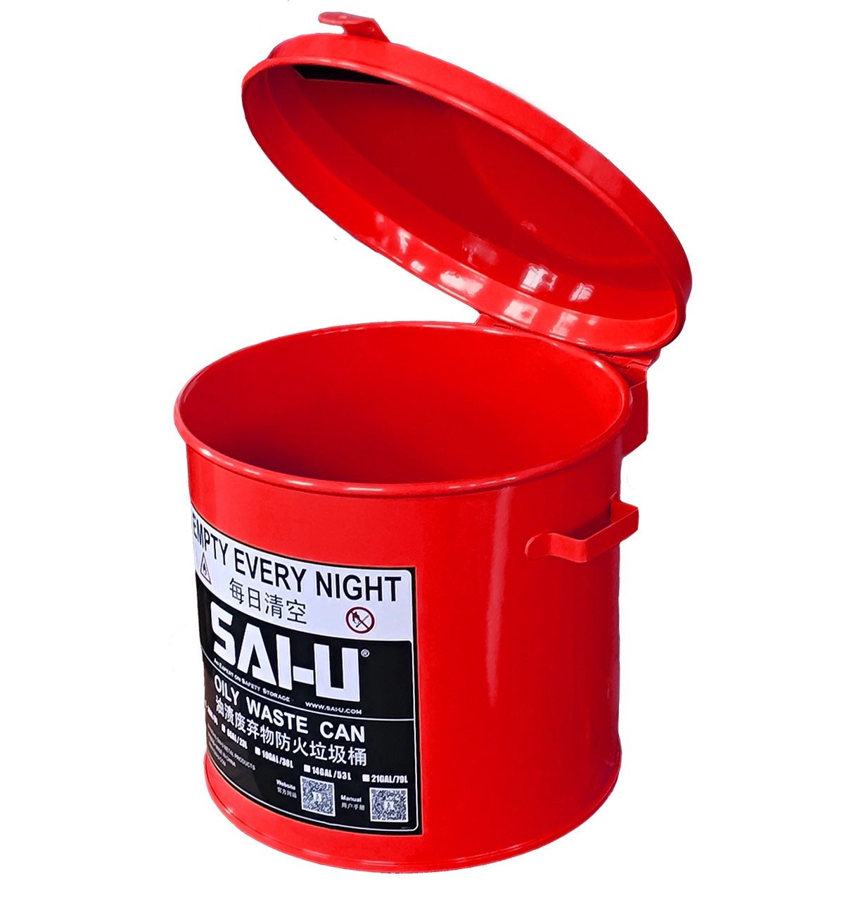 SAl-U Oil Waste Can WC002R & WC002Y